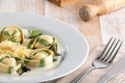 Agnolotti Qj Brie e Pêra Seca
