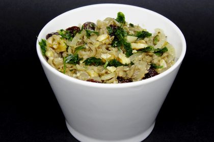 Antepasto de berinjela mediterrânea