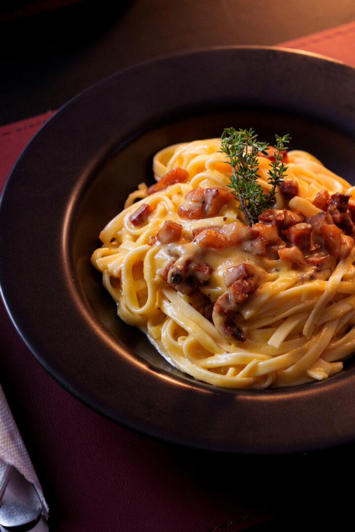 Tagliatelle alla carbonara
