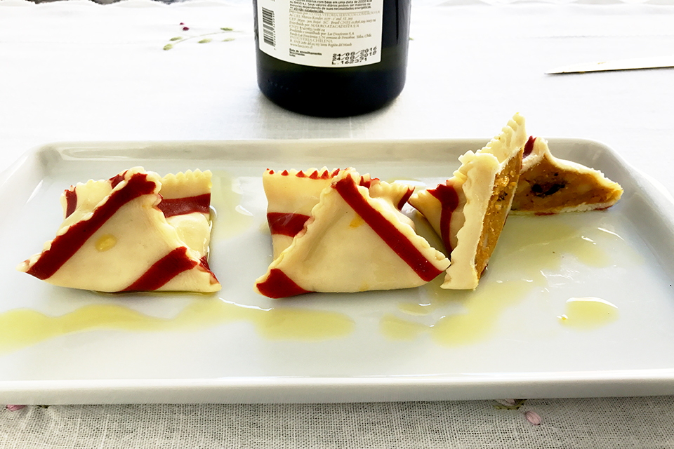 Sacottini de abóbora, sálvia e qj gouda